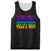 Try Your Hardest On The Test Day Mesh Reversible Basketball Jersey Tank