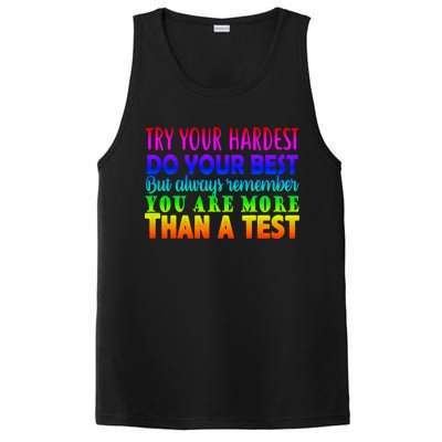 Try Your Hardest On The Test Day PosiCharge Competitor Tank