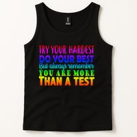 Try Your Hardest On The Test Day Tank Top