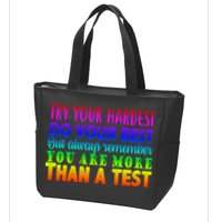 Try Your Hardest On The Test Day Zip Tote Bag