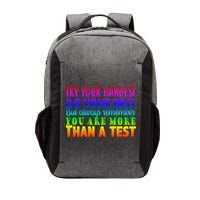 Try Your Hardest On The Test Day Vector Backpack