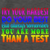 Try Your Hardest On The Test Day Vector Backpack