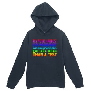 Try Your Hardest On The Test Day Urban Pullover Hoodie