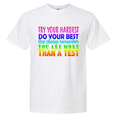 Try Your Hardest On The Test Day Garment-Dyed Heavyweight T-Shirt