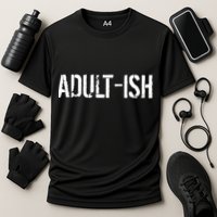 Tryinging To Be An Adult-ISH Cooling Performance Crew T-Shirt