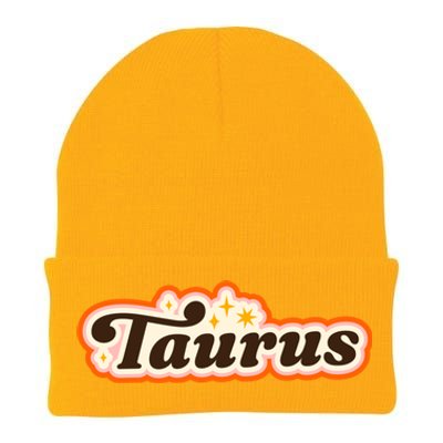 Taurus Retro Zodiac Birthday Knit Cap Winter Beanie