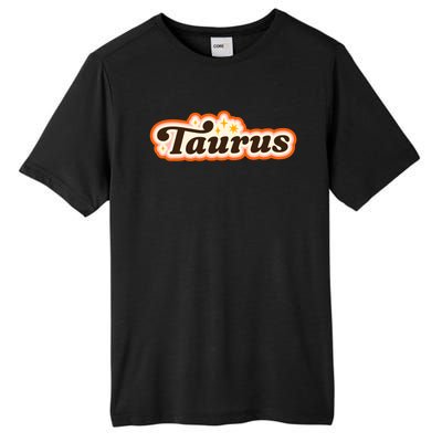 Taurus Retro Zodiac Birthday Tall Fusion ChromaSoft Performance T-Shirt