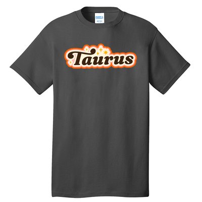 Taurus Retro Zodiac Birthday Tall T-Shirt