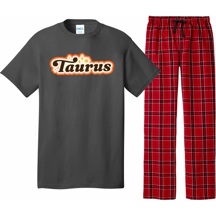 Taurus Retro Zodiac Birthday Pajama Set