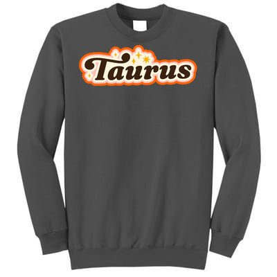 Taurus Retro Zodiac Birthday Tall Sweatshirt