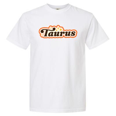 Taurus Retro Zodiac Birthday Garment-Dyed Heavyweight T-Shirt