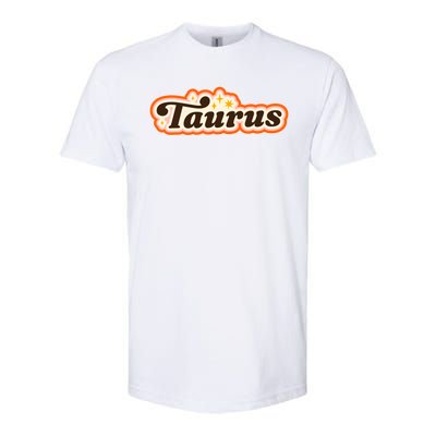 Taurus Retro Zodiac Birthday Softstyle CVC T-Shirt