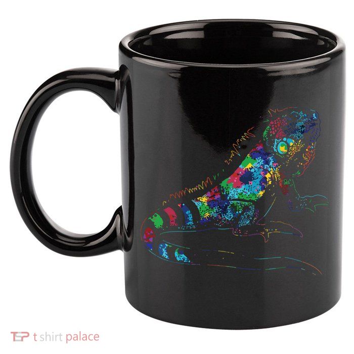Tropic Reptile Zoo Keeper Gift Idea Iguana 11oz C Handle Ceramic Mug