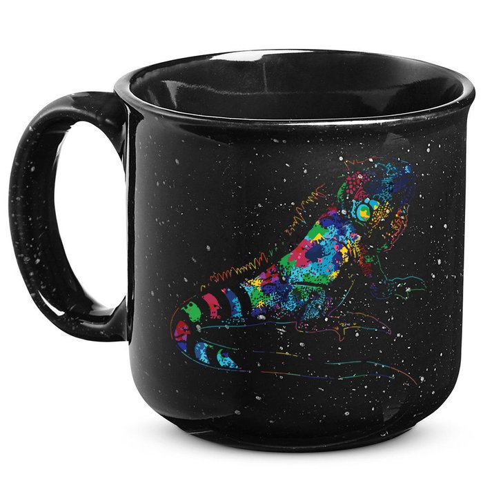 Tropic Reptile Zoo Keeper Gift Idea Iguana 15oz Campfire Ceramic Mug