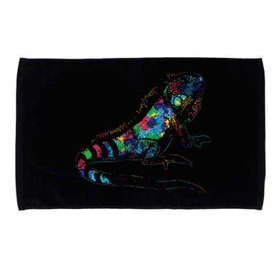 Tropic Reptile Zoo Keeper Gift Idea Iguana Microfiber Hand Towel