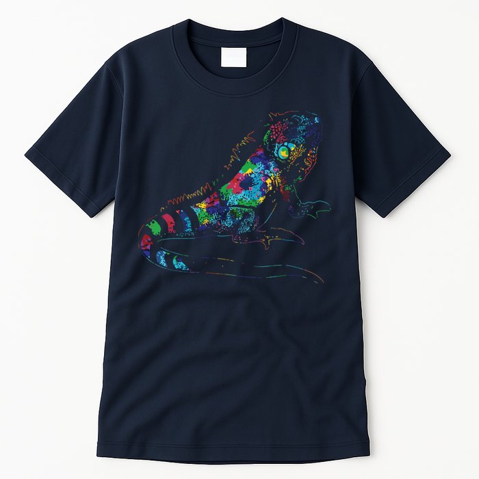 Tropic Reptile Zoo Keeper Gift Idea Iguana Tall T-Shirt