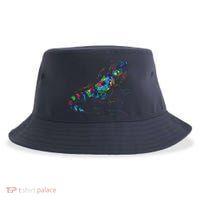 Tropic Reptile Zoo Keeper Gift Idea Iguana Sustainable Bucket Hat