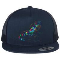 Tropic Reptile Zoo Keeper Gift Idea Iguana Flat Bill Trucker Hat