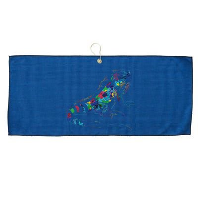 Tropic Reptile Zoo Keeper Gift Idea Iguana Large Microfiber Waffle Golf Towel