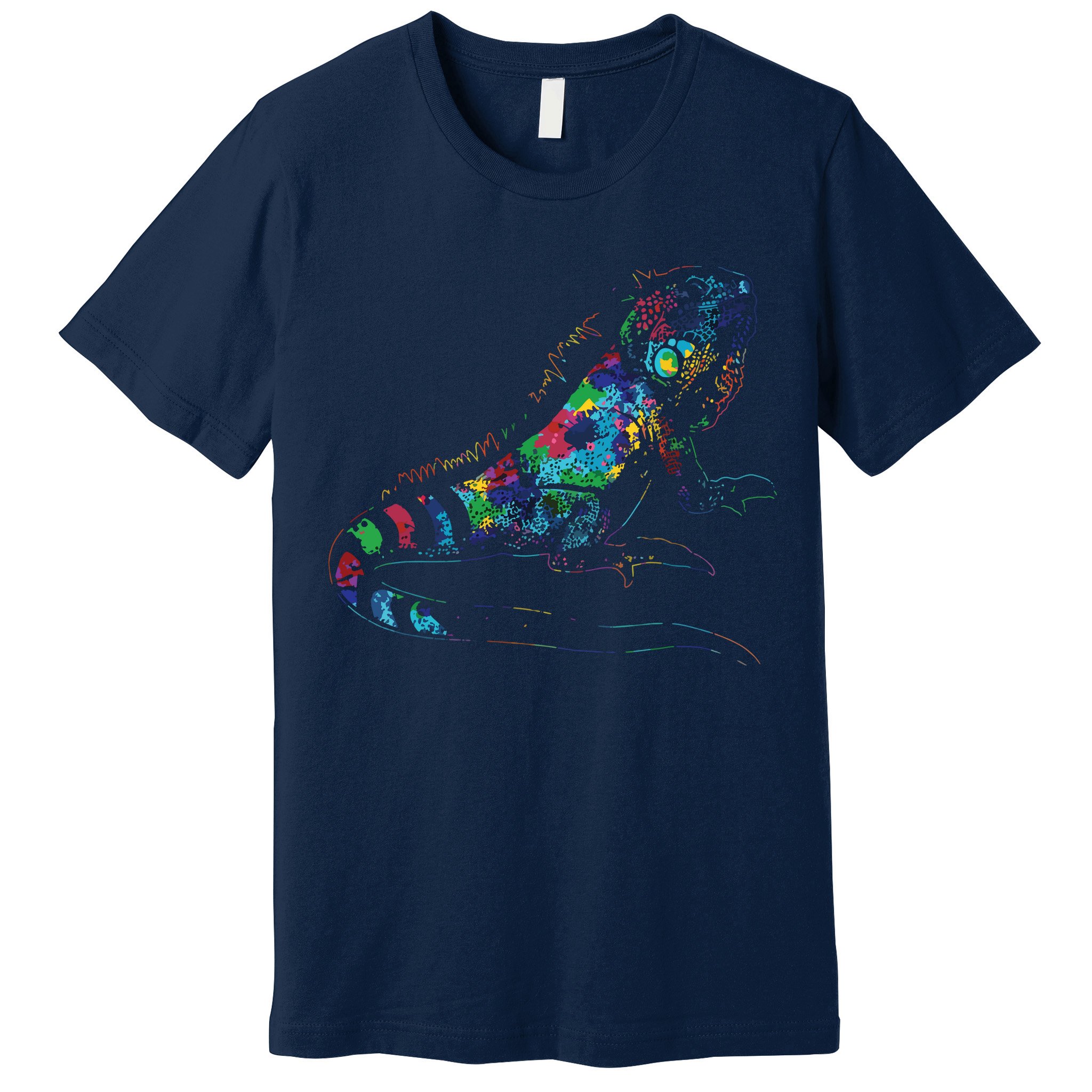 Tropic Reptile Zoo Keeper Gift Idea Iguana Premium T-Shirt