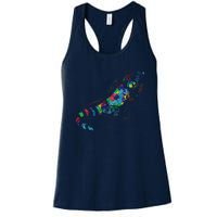 Tropic Reptile Zoo Keeper Gift Idea Iguana Women's Racerback Tank