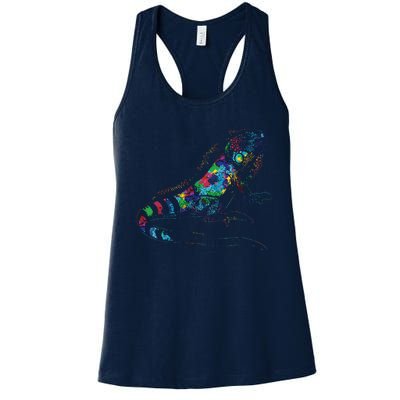 Tropic Reptile Zoo Keeper Gift Idea Iguana Women's Racerback Tank