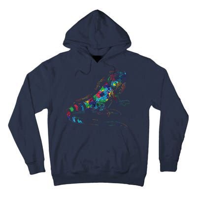 Tropic Reptile Zoo Keeper Gift Idea Iguana Tall Hoodie