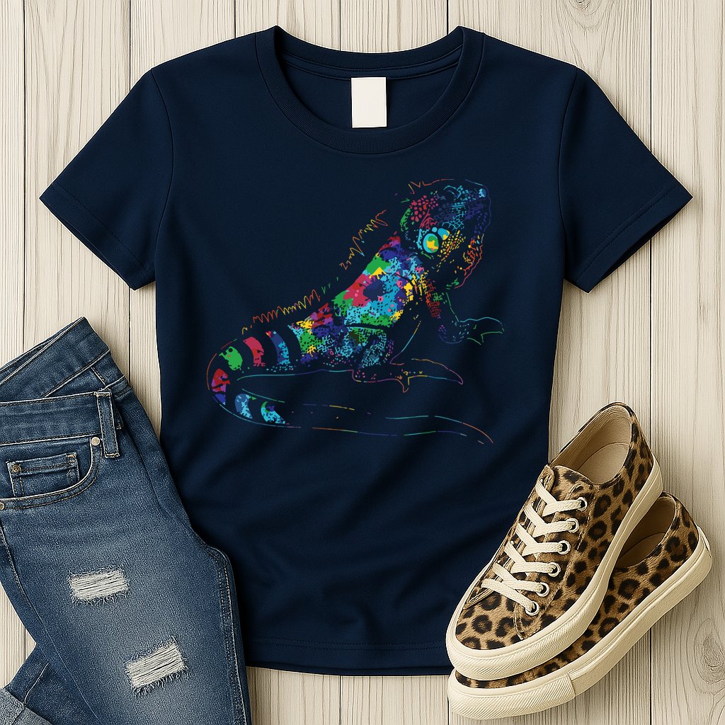 Tropic Reptile Zoo Keeper Gift Idea Iguana Womens T-Shirt