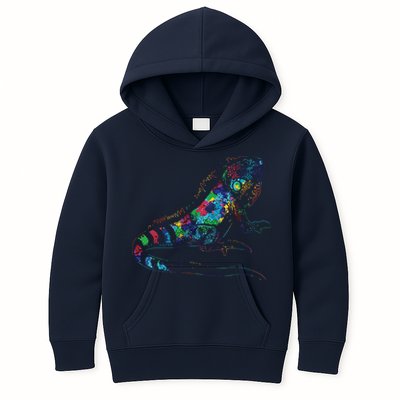 Tropic Reptile Zoo Keeper Gift Idea Iguana Kids Hoodie