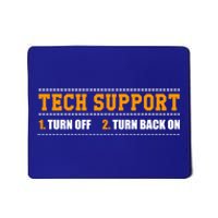 Tech Support 101 For Dummies Cool Gift Funny Tech Support Checklist Gift Mousepad