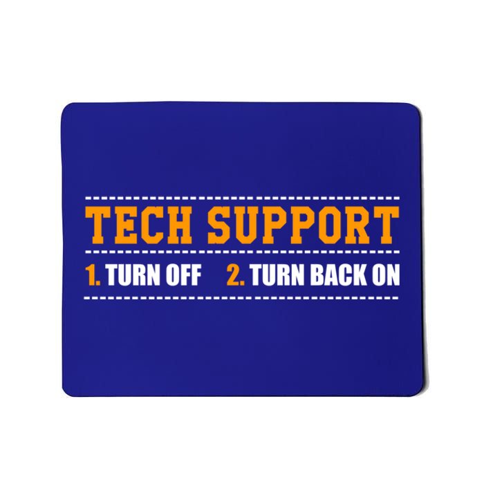 Tech Support 101 For Dummies Cool Gift Funny Tech Support Checklist Gift Mousepad