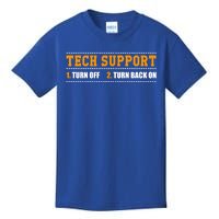 Tech Support 101 For Dummies Cool Gift Funny Tech Support Checklist Gift Kids T-Shirt