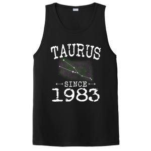 Taurus Since 1983 Taurus Star Sign Astrology 1983 Birthday Funny Gift PosiCharge Competitor Tank