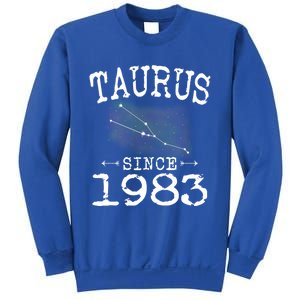 Taurus Since 1983 Taurus Star Sign Astrology 1983 Birthday Funny Gift Sweatshirt