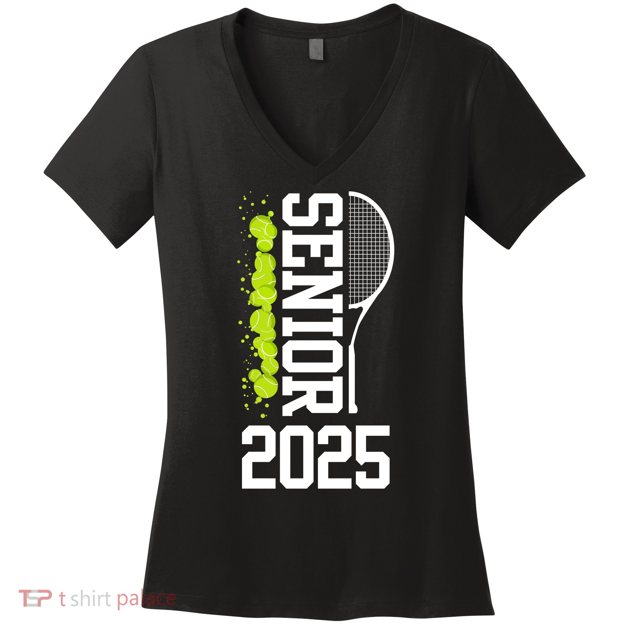 Tennis Senior 2025 Women's V-Neck T-Shirt