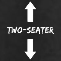 Two Seater 2 Seater Dad Funny Gift 7 Panel Mesh Trucker Snapback Hat