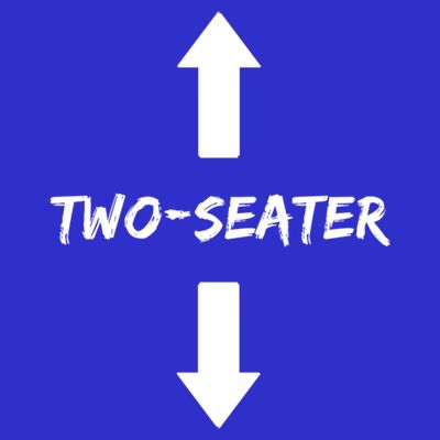Two Seater 2 Seater Dad Funny Gift T-Shirt