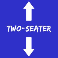 Two Seater 2 Seater Dad Funny Gift Zip Tote Bag