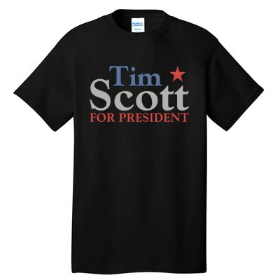 Tim Scott 2024 For President Tall T-Shirt