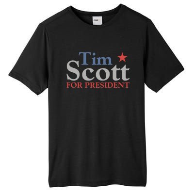 Tim Scott 2024 For President Tall Fusion ChromaSoft Performance T-Shirt