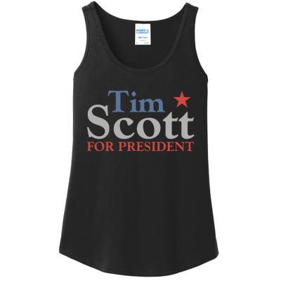 Tim Scott 2024 For President Ladies Essential Tank