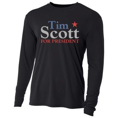 Tim Scott 2024 For President Cooling Performance Long Sleeve Crew