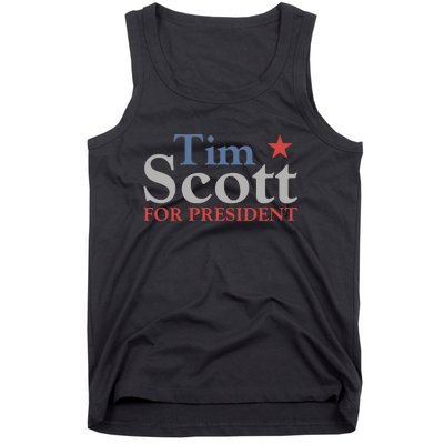 Tim Scott 2024 For President Tank Top