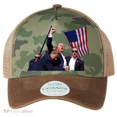 Trump Shot 2024 Legacy Tie Dye Trucker Hat