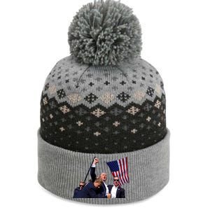 Trump Shot 2024 The Baniff Cuffed Pom Beanie