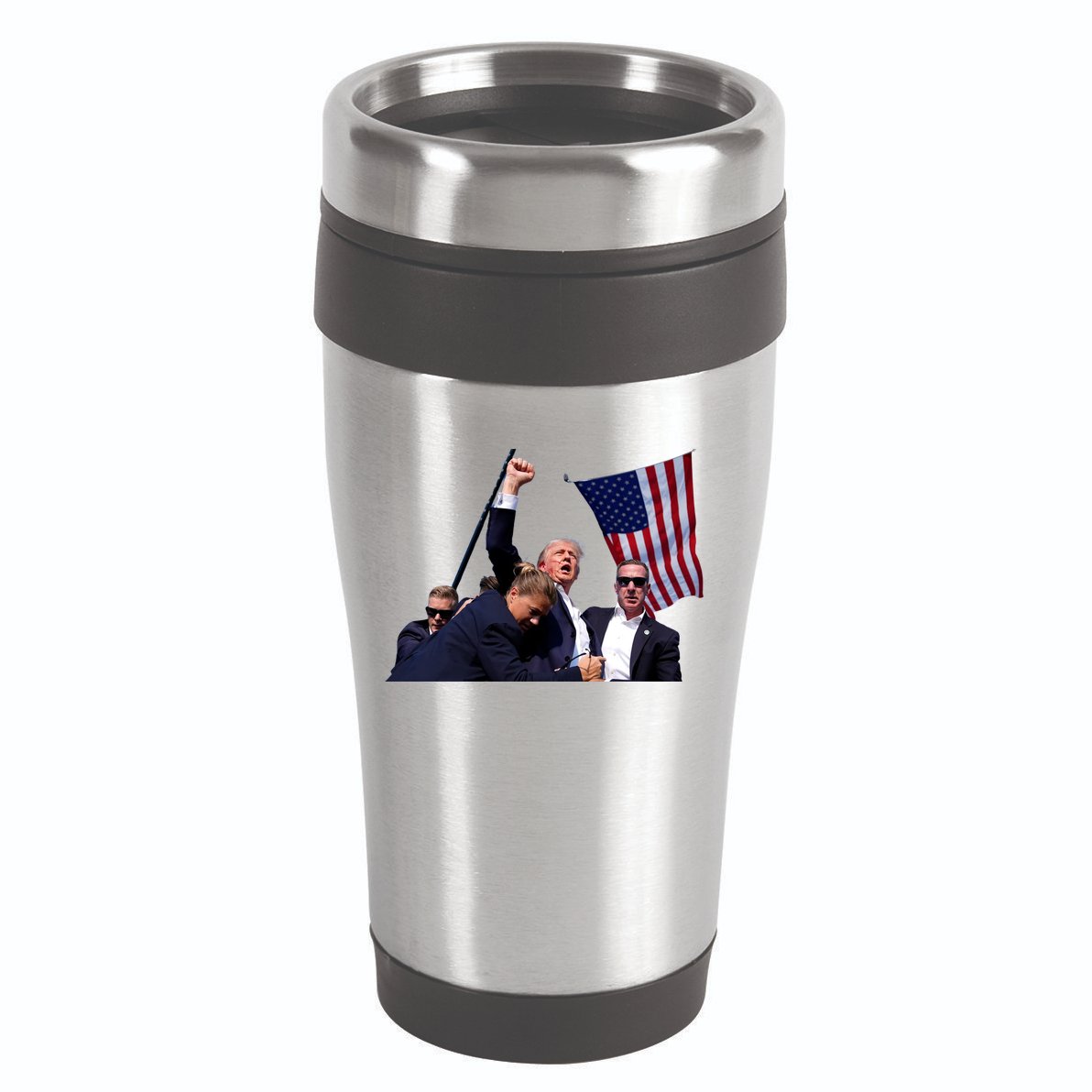 Trump Shot 2024 16oz Travel Tumbler