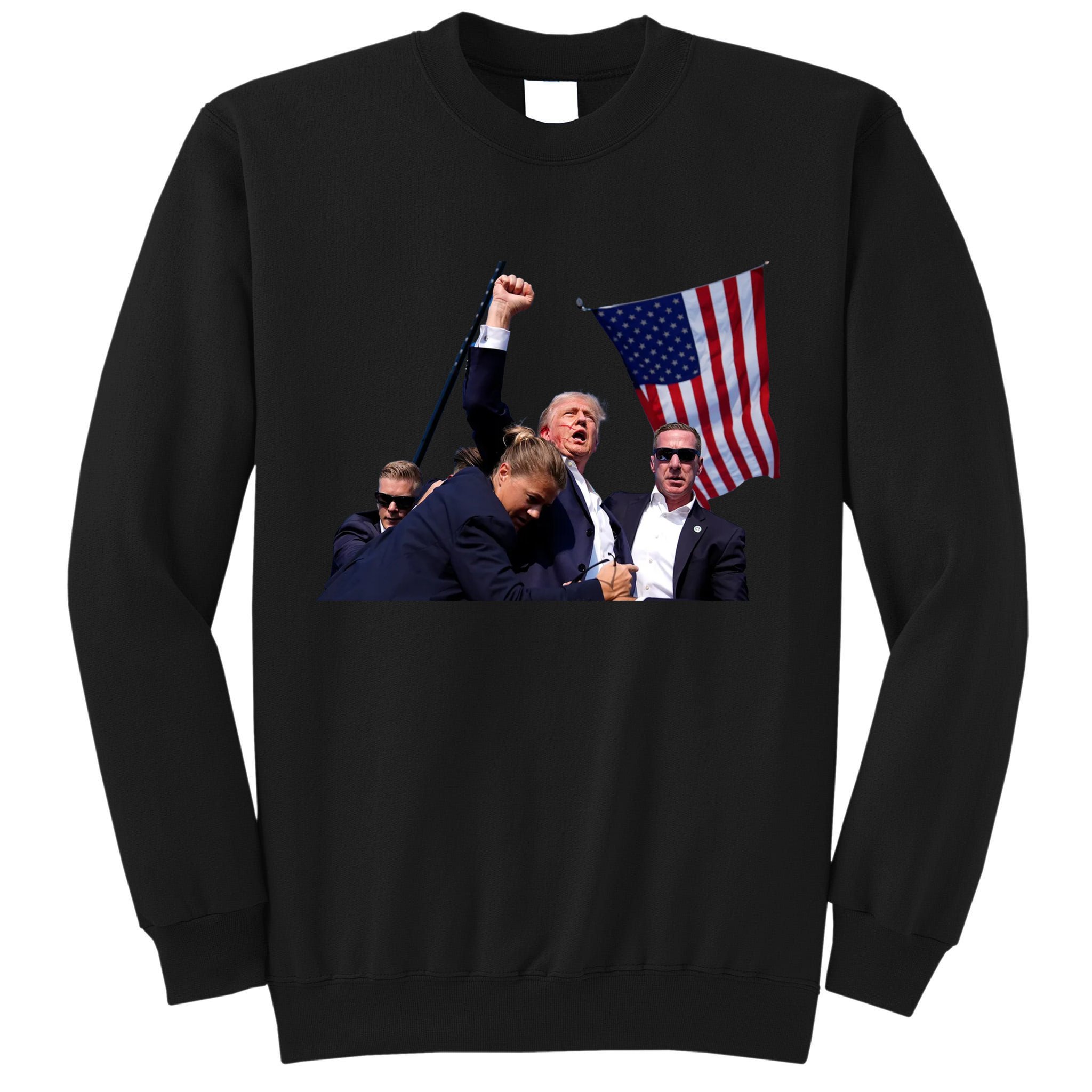 Trump Shot 2024 Tall Sweatshirt