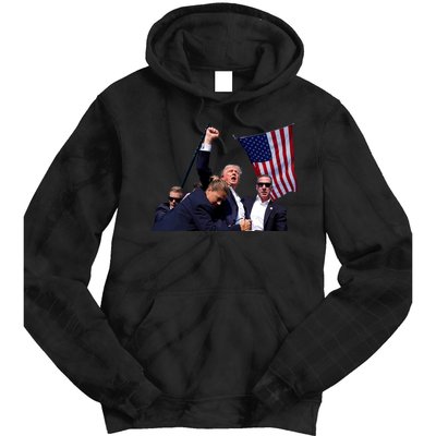 Trump Shot 2024 Tie Dye Hoodie