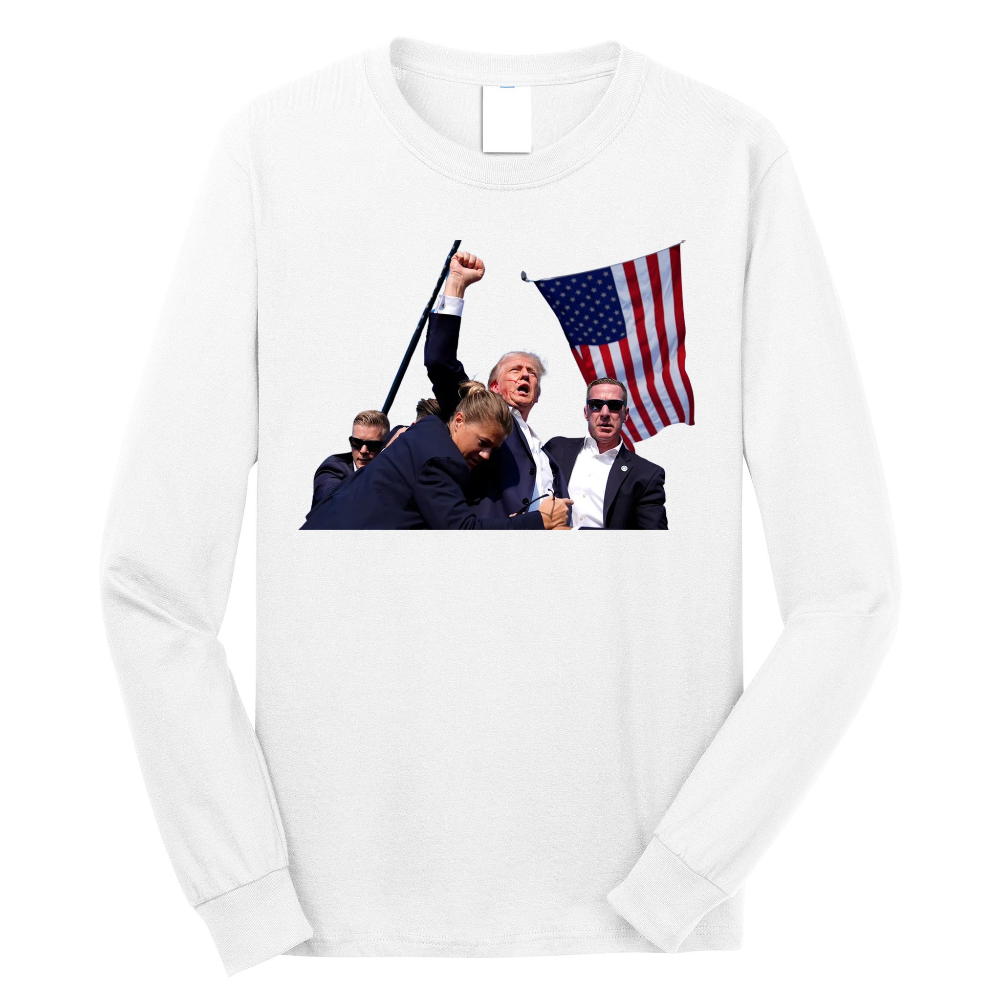 Trump Shot 2024 Long Sleeve Shirt