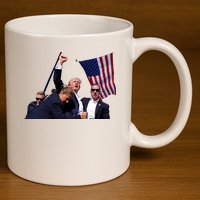 Trump Shot 2024 11oz C Handle Ceramic Mug